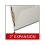 Medical Arts Press Pressboard Classification Folder, 2" Expansion, Letter Size, Gray, 25/Box (DV-T42-02-3GRY)~#|#~F558BE42-D574-4FA4-85566316937A4A4F_sc7