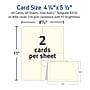 Avery Embossed General Use Note Cards, Matte Ivory, 60/Pack (08317)~#|#~F55B536F-E303-4AF5-AB5C6FD894B2A92C_sc7
