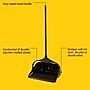 Rubbermaid Executive Lobby Pro 11.25" Plastic Upright Dustpan, Black (FG253100BLA)~#|#~F55F1059-0DE9-4620-9A40BBD39461FDD1_sc7