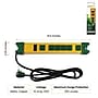 GoGreen Power 6' Metal Surge Protector, 6 Outlets, Yellow/Green (GG-26114)~#|#~F55F55E6-C4B7-4386-B05C15E10E1AEDDC_sc7