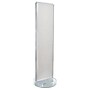 Azar Displays 60”H x16”W Two-Sided Pegboard Floor Display w/ C-Channel Sides on Revolving Round Studio Base, White (700788-WHT)~#|#~F5619FA7-9CBA-4F39-B7D3A8D1D6396DAC_sc7