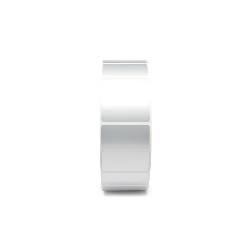 Zebra 8000T Thermal Transfer Labels, 2" x 1", Matte Silver, 3,000 Labels/Box (10022921) image 1