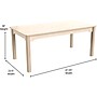 Flash Furniture Bright Beginnings Hercules Rectangular Table, 47.25" x 23.5", Beech (MK-ME088011-GG)~#|#~F56CFA95-D196-4BFD-A2E7D72FCC9D2C70_sc7