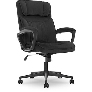 Serta Style Hannah II Office Chair Black Microfiber