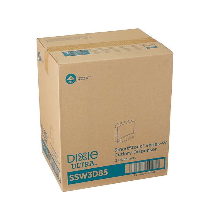 Dixie Ultra Triple Pack SmartStock Series-W Plastic Cutlery