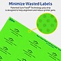 Avery Laser/Inkjet Multipurpose Rectangle Labels, 1" x 2", Neon Green, 480/Pack (94220)~#|#~F578E26A-E84D-4AE8-8723FBC17987AF6C_sc7