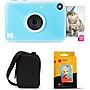 KODAK Printomatic+ Instant Print Digital Camera Starter Bundle, Blue~#|#~F57CFBD4-FA06-41B6-9EDF2EFCC9568644_sc7