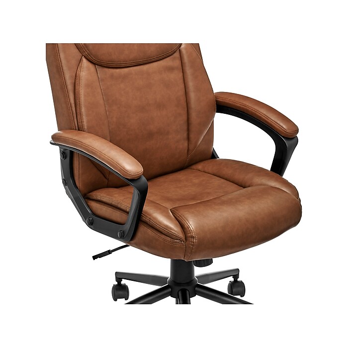Click365 Transform 1.0 Ergonomic Bonded Leather Swivel Desk Chair