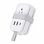 Uncaged Ergonomics Travel Power Strip with USB-C, 3 AC, 2 USB-C (20W), 1 USB-A, 3.4 ft Cord, White ~#|#~F582C587-EDED-4821-B24367B202DEACF7_sc7