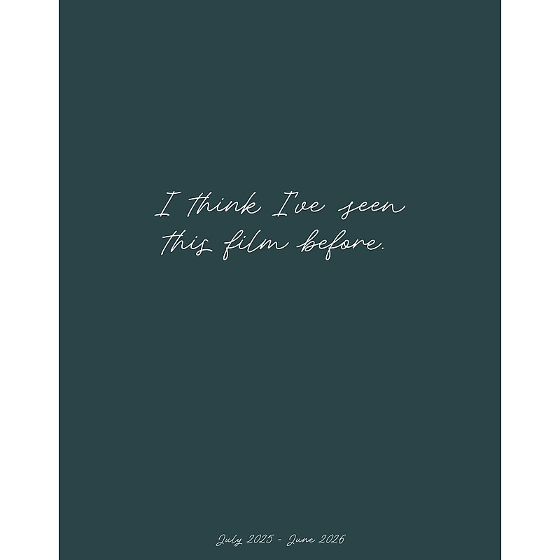 2025-2026 Willow Creek Seen This Film 7.5" x 9.5" Academic Year Monthly Planner, Blue (54888) image 1