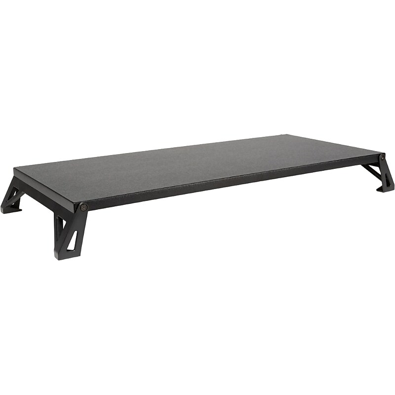 Allsop Lo Riser Adjustable Stands, Up to 32" Monitor, Black (32511) image 1