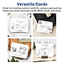 Avery Integrated Cards, 4.25" x 5.5", Glossy White, 20/Pack (95278)~#|#~F5883C00-A637-49C5-A9E87C91E266B6A5_sc7