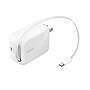 Belkin BoostCharge Pro Retractable GaN Wall Charger, 67W, White (WCH022dqWH)~#|#~F58AC2BE-5877-4373-8F2CBAFA7CA966FE_sc7