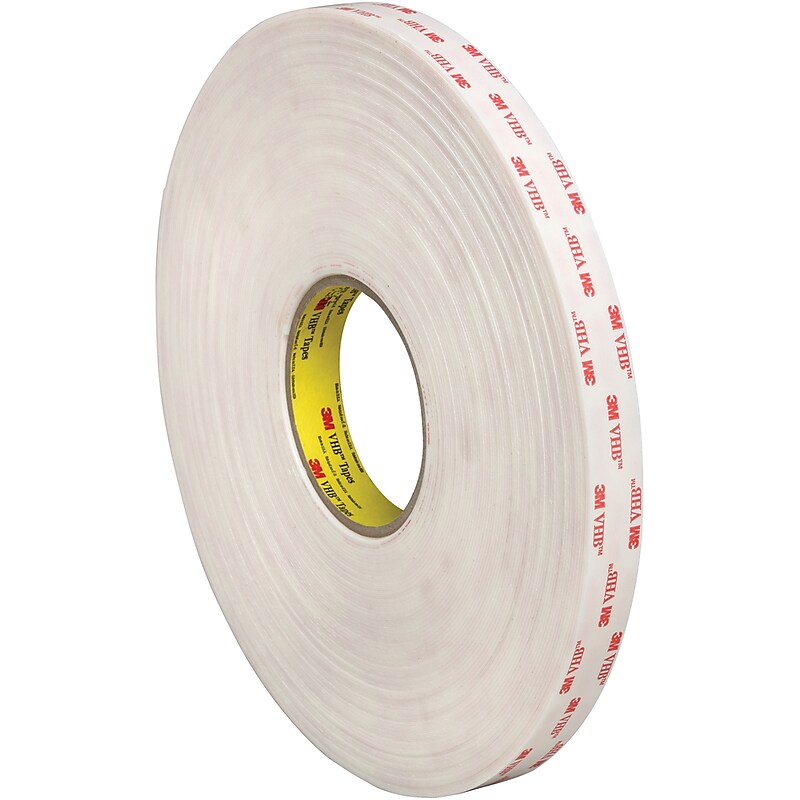4955 VHB Tape, White, 3/4" x 5 yds., 1/Pack (VHB495534R) image 1