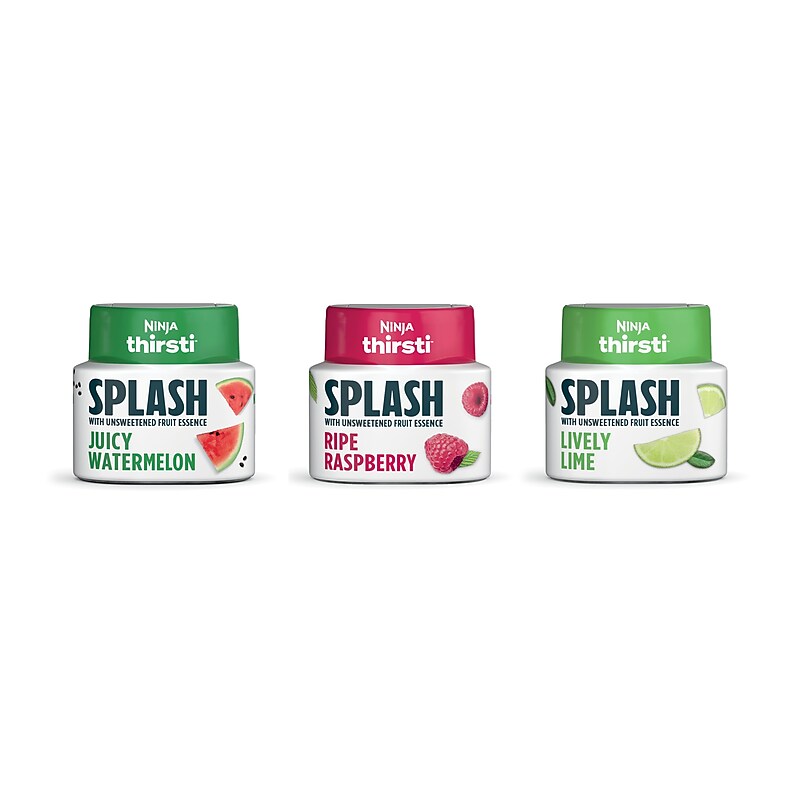 Ninja Thirsti Sugar-Free SPLASH Variety Pack Drink Mix Drops, 2.07 oz., 3/Pack (WCFV1) image 1