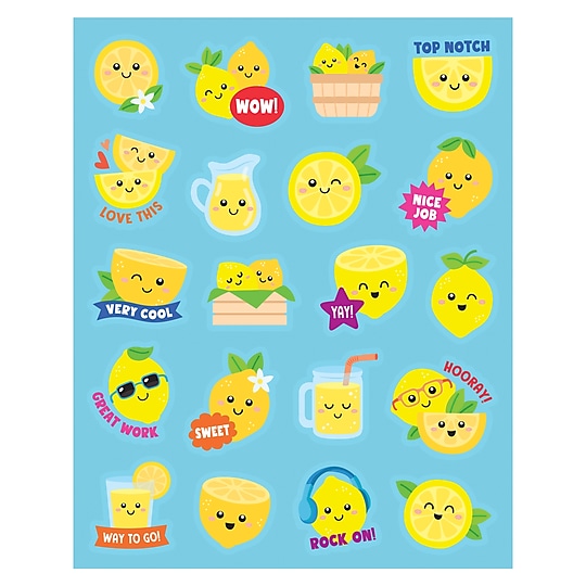 Teacher Created Resources Lemon Smelly Stickers, Multicolored, 120/Pack, 6/Packs/Bundle (TCR9443-6)~#|#~F5937B4C-EF3C-4A7B-89426BAF26AD6E2B_sc7