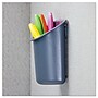 Recycled Plastic Cubicle Pencil Cup, 4 1/4 x 2 1/2 x 5, Charcoal~#|#~F59386C5-36C8-47E0-A8F99E443CD70F81_sc7