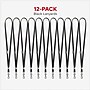 Staples Breakaway ID Badge Lanyards, Black (18910)~#|#~F593E202-5EB9-4866-95A2BD50677DE124_sc7