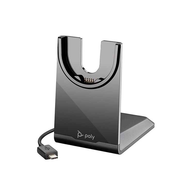 Poly Voyager Bluetooth Cradle Accessory, USB-C, UC Certified (783R7AA) image 1
