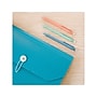 U Brands U-Eco Poly Expandable Folder, 13-Pocket, Letter Size, Ocean Blue (6594U01-12)~#|#~F5A13211-B38A-4607-B6CB856CE4DAC22B_sc7