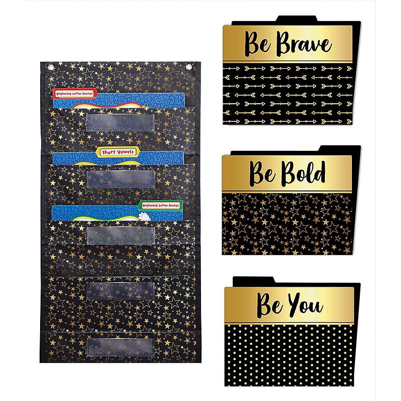 Carson Dellosa Education Five Pocket File Folder Storage Solution, 7 Pieces image 1