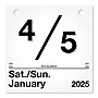 2027 AT-A-GLANCE Today Is 6" x 6" Daily Calendar Refill Pages, White/Black (K1-50-27)~#|#~F5A15CAE-5554-4C50-816D50E42BC4B99D_sc7