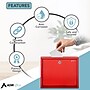 AdirOffice Steel Multipurpose Interoffice Mailbox Drop Box, Large, Red (631-03-RED-PKG)~#|#~F5A1BAE8-9008-4116-969BAA30A03F67E6_sc7
