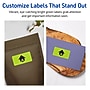 Avery Printable Rectangle Multipurpose Labels, 1" x 2-5/8", Bright Green, 640/Pack (94201)~#|#~F5A45B89-13C2-471C-9FC6DC33D1047EAB_sc7