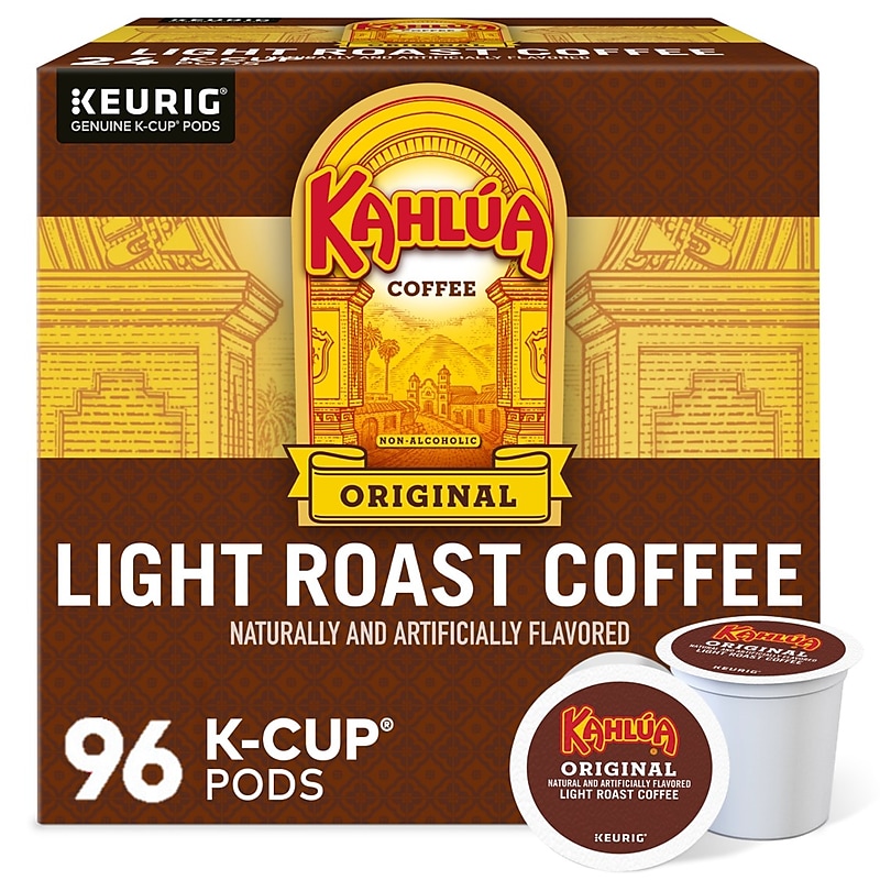 Kahlua Original Coffee, Keurig K-Cup Pod, Light Roast, 96/Carton (PB4141CT) image 1