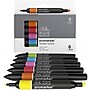 Winsor & Newton Promarker Dual-Tip Alcohol Based Marker, Vibrant Tones, 6/Pack (WNX0290110)~#|#~F5A72269-4082-43E0-AB8A047E09075E1F_sc7