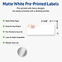 Avery Rectangle Multipurpose Labels, 1" x 2-5/8", White, 160/Pack (19479370426)~#|#~F5A7B31C-4C6D-4A63-BCF00408581628B0_sc7