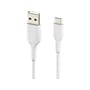 Belkin BoostCharge USB-C to USB-A Charging Cable, 3.3 ft., White, 2/Pack (CAB001bt1MWH2PK)~#|#~F5B7916B-EA6B-4608-A3BFEBF53116C216_sc7