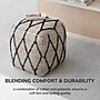Anji Mountain Atlas Noir Fabric Rectangular Pouf Ottoman (AMBPF098-1917)~#|#~F5B9CACE-5DC5-4448-888375D690E4929F_sc7