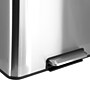 Elama Stainless Steel Indoor Trash Can with Slow Close Lid, 16 Gallon, Silver (938122112M)~#|#~F5BCB38E-2E48-47CD-ACBC8FEABA56028A_sc7