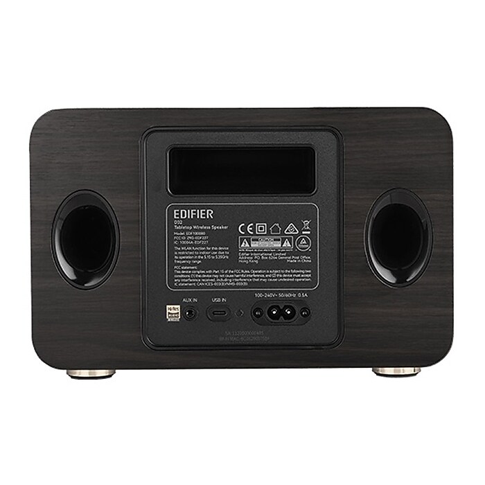 Edifier D32 EEC4007767 60W Indoor Desktop Speaker, Black Walnut