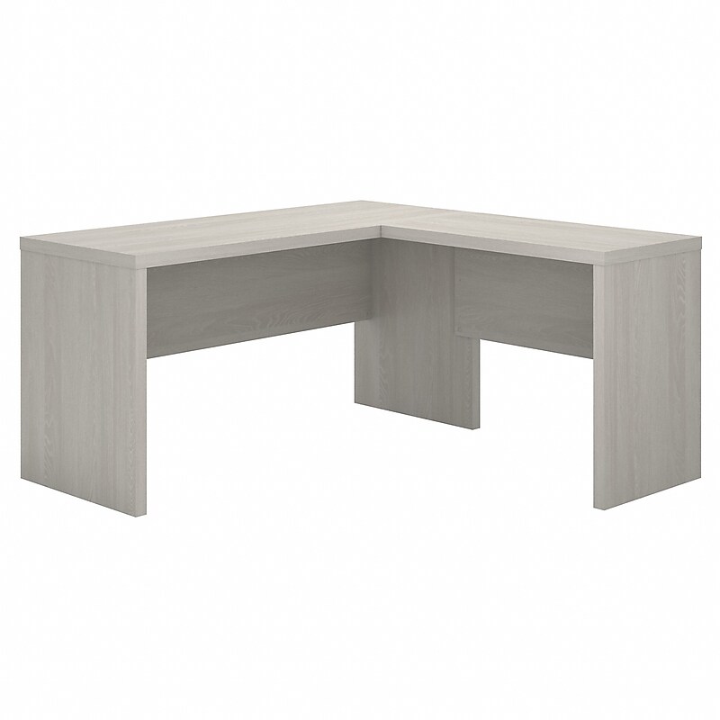 Bush Business Furniture Echo 60"W L Shaped Desk, Gray Sand (ECH026GS) image 1
