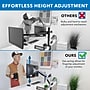 Mount-lt! Height Adjustable Dual Monitor Desk Mount With Gas Spring Arms, Holds 13" to 32" Monitors, Silver (MI-1772)~#|#~F5CD625A-21F7-4DBF-943532976548B7B0_sc7