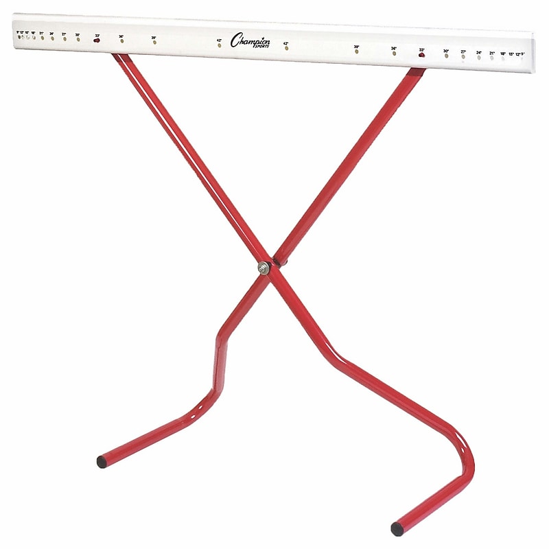 Champion Sports Adjustable Training Hurdle, Red/White (CHSPH) image 1