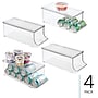 iDESIGN Small Stackable Plastic Storage Bin, Clear (28419M4)~#|#~F5D472B2-D9C4-4E4B-BD0D222017513A7C_sc7