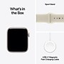 Apple Watch SE 3 GPS Smartwatch, 44mm, Starlight Aluminum Case with Sand Sport Band, Medium/Large (MJL54LW/A)~#|#~F5D50736-3E45-459F-B32EEB093259C4B3_sc7