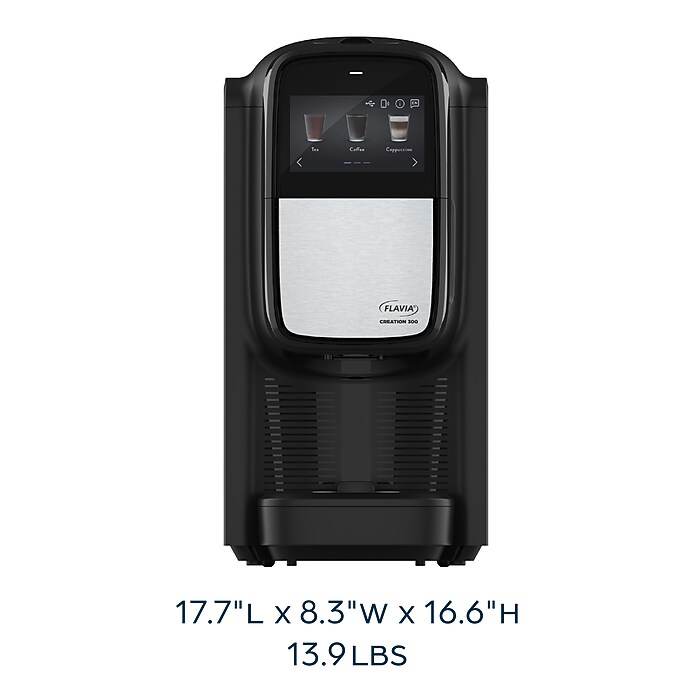 Flavia C300 Commercial Single Serve Coffee Brewer, Black (18000587