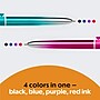 BIC 4-Color Smooth Retractable Ballpoint Pen, Assorted Ink, 2/Pack (MMSGP2-AST)~#|#~F5DDD380-72D1-4C01-8F701722E74B1B48_sc7