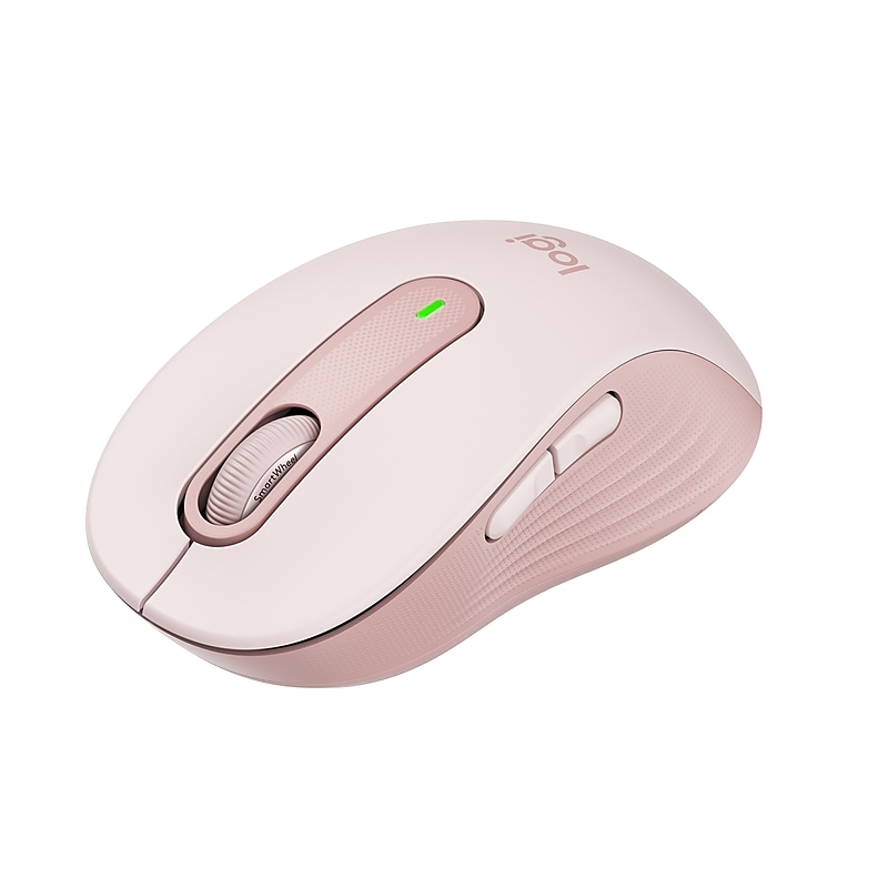 Logitech Signature M650 Wireless Ergonomic Optical Mouse, Rose (910-006251) image 1