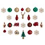 Nearly Natural Holiday Deluxe Shatterproof Christmas Tree Ornament Box Set, 25/Set (D1046)~#|#~F5E3E461-6302-4D5A-81BA14C1E33EF7BC_sc7
