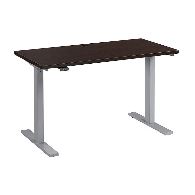 Bush Business Furniture Move 60 Series 48"W Electric Height Adjustable Standing Desk, Mocha Cherry (M6S4824MRSK) image 1