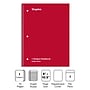 Staples 1-Subject Notebooks, 8" x 10.5", Graph Ruled, 70 Sheets, Red (ST23984C)~#|#~F5EC5203-D6F3-4DF3-839392E6F2DB0F23_sc7