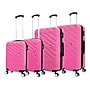 TUCCI 4-Piece Hardside Spinner Carry-On Luggage Set, TSA Checkpoint Friendly, Fushcia (T0533-04PC-FUSH)~#|#~F5F1877D-8945-4212-9663AC56A05C7A35_sc7