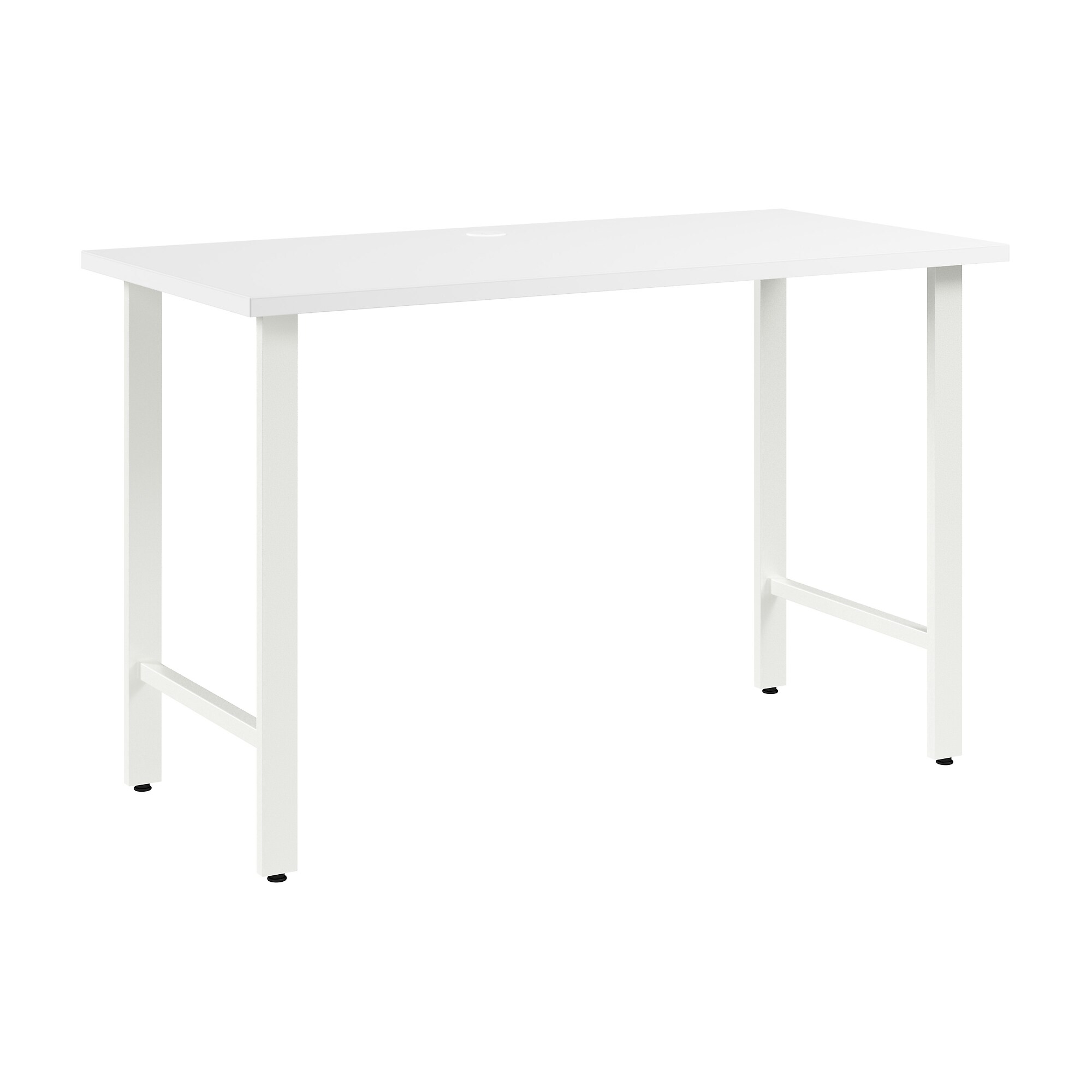 Bush Business Furniture Hustle 48W x 24D Computer Desk with Metal Legs, White (HUD148WH) Sansujyuku sansujyuku.com