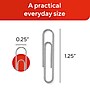 Staples Paper Clips, 1.25", Non‑Skid, Silver, 1,000 Pack – Secure Grip Clips for Office & School Use~#|#~F5FAEC05-1D11-4F7C-9667596994E68D65_sc7