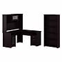Bush Furniture Cabot 60"W L Shaped Computer Desk with Hutch and 5 Shelf Bookcase, Espresso Oak (CAB011EPO)~#|#~F5FCDF50-6D97-4240-94E1D0C6003FF199_sc7